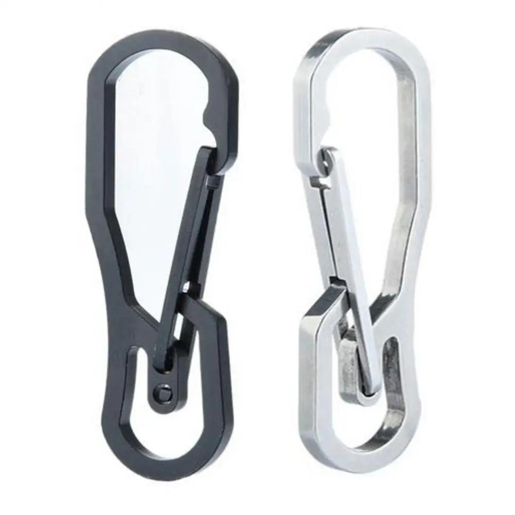 

Multifunctional Stainless Steel Key Chain Wholly Wire-electrode Cutting Outdoor Tools Hanging Buckle Key Chain Climbing Buckle 4