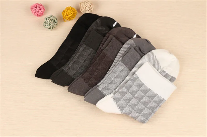 DOIAESKV 5 пар/лот Мужские дышащие мужские носки из бамбукового волокна