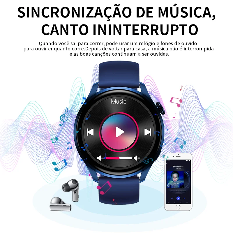 Smart watch hw66 man AMOLED HD blood pressure test screen Bluetooth call Huawei PK GTR GTS 2 Pro | Электроника