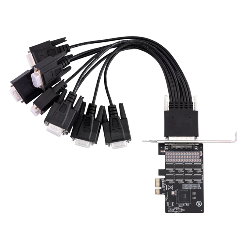 PCIE to 8-Port RS232 PCIE to Multi-Serial Card RS232 Industrial PCI-Express I/O Card