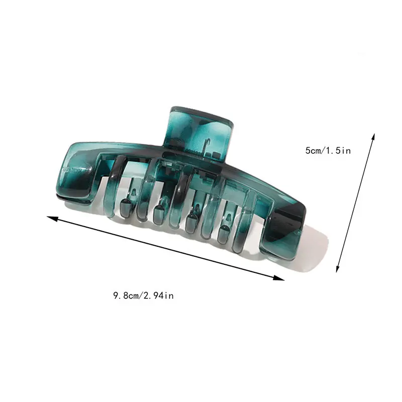 

1PC Geometric Barrette Acrylic Hairpin For Women Hair Accessories Big Size Hair Claws Gradient Color Hair Clip For Girls