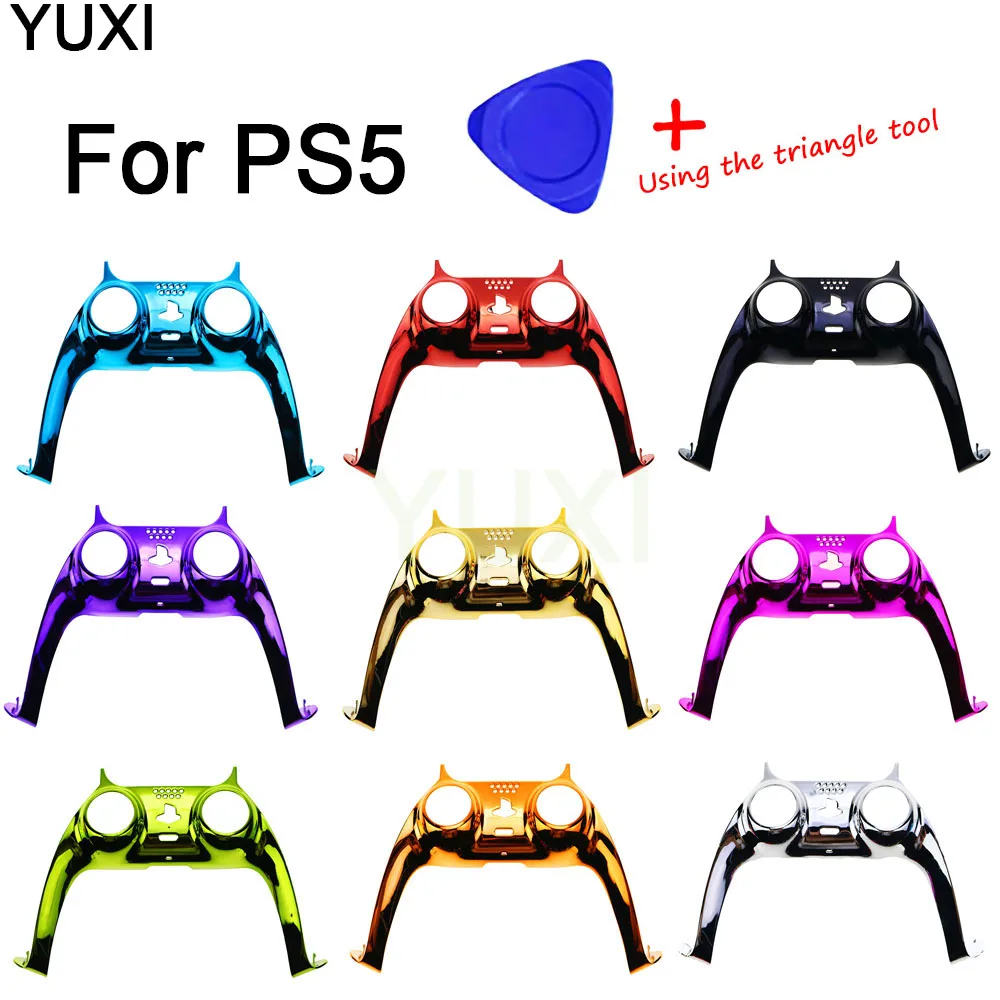 

YUXI For PS5 Controller Joystick Handle Decorative Strip For PS5 Decoration Strip Gamepad Shell Cover