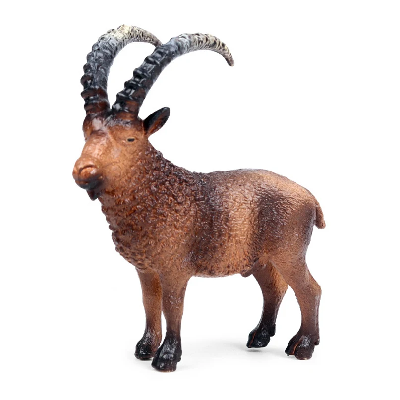 Детская модель твердого статического дикого животного альпака коза овечка ранчо