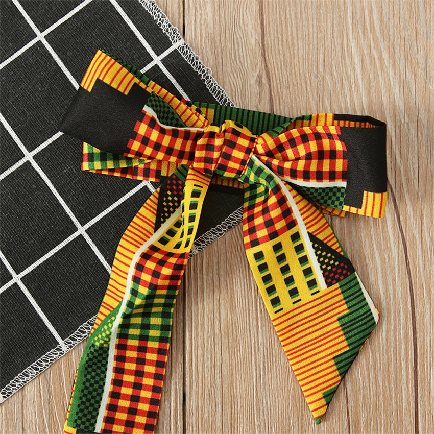 

Children African Traditional Dresses Polyester Printed Off Shoulder Elegant Dashiki Girl Summer Floor Length Dress With Headband