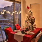 Светодиодные светильники со стеклянными шариками для украшения занавесок, Сказочная гирлянда, светильник-фонарь для дома и помещений, светильник щение вечерние ринки, свадьбы, фестиваля