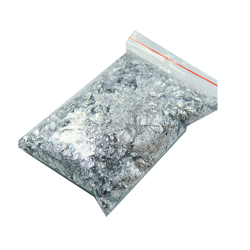 20 г имитация серебряной фольги хлопья алюминиевый лист фрагменты для