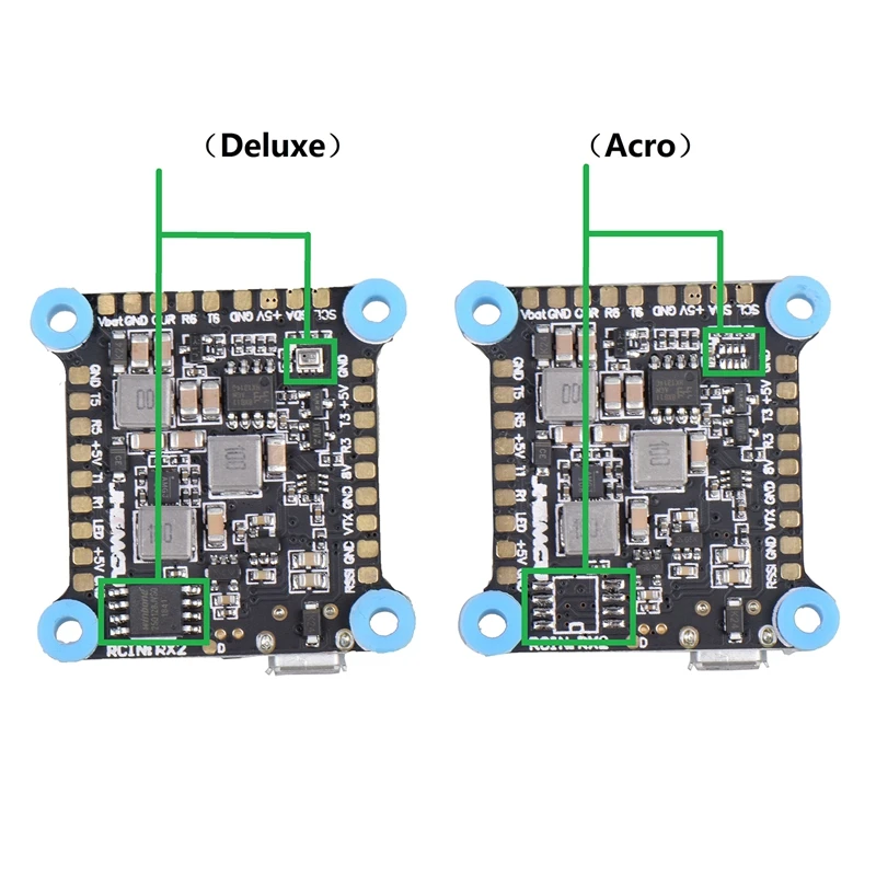 

Dual Gyro F7 Flight Controller AIO OSD 5V 8V BEC & Black Box 30.5X30.5mm for RC Drone FPV Racing Multicopter Spare Parts(Acro)