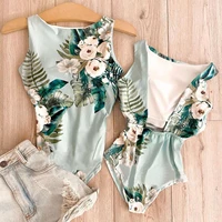 one piece swimsuits for women plus size swimwear female swimsuit floral bathing suit backless swimming suit retro monokini swim
