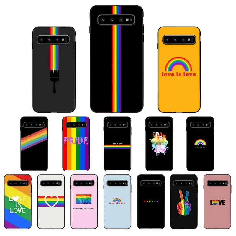 Радужный чехол Yinuoda для телефона геев лесбиянок ЛГБТ гордость Samsung Galaxy S6 S6edge Plus S7