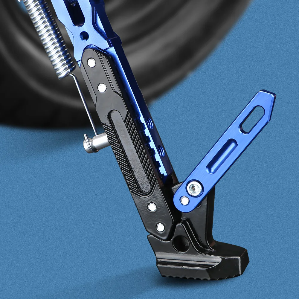 

1PC Motorcycle Kickstand Kick Bracket Foot Side Stand for Motorbike Adjustable Kickstand Moto CNC Kick Stand Parking Bracket