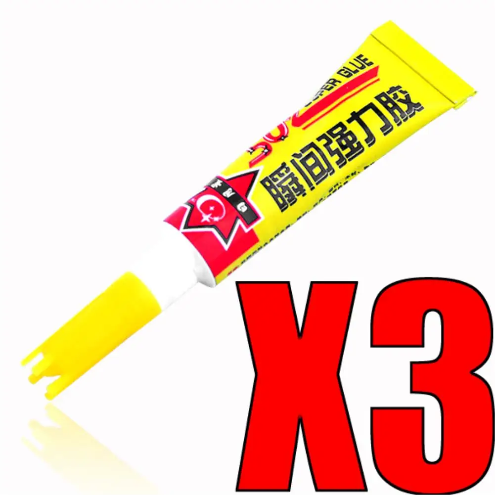 

3 PCS 3G 502 CYANOACRYLATE INSTANT ASHESIVE KRAZY GLUE SUPERGLUE