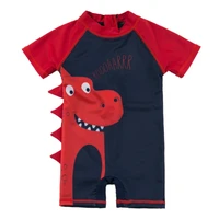 wishere summer boy swimsuits toddler one piece baby swimwear kids bathing suits sun protection dinosaur beachwear