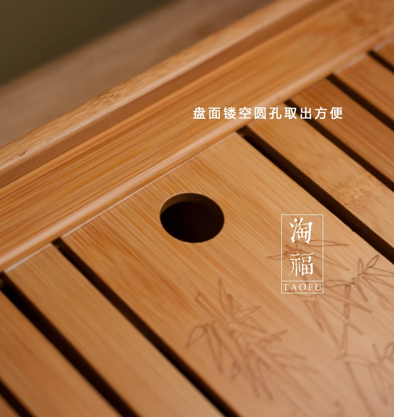 Решетчатая коробка * Φ 28*19 см бамбуковый чайный столик китайский сервиз поднос из