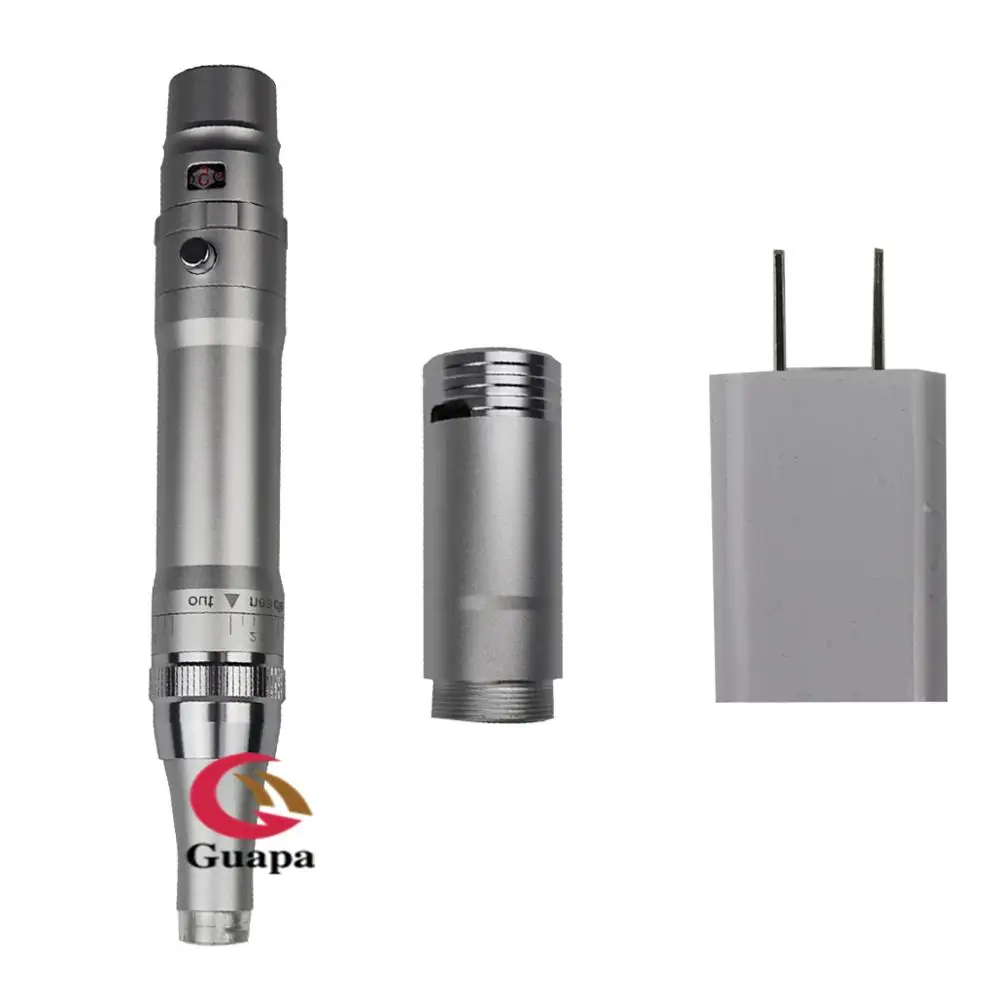 Silver Pen US PLUG Беспроводная Машинка для перманентного макияжа, ручка для татуировки, Беспроводная Машинка для татуировки, перезаряжаемая татуировочная машинка для пистолета с эффектом омбре, пудра, брови - Цвет: Silver Pen US PLUG