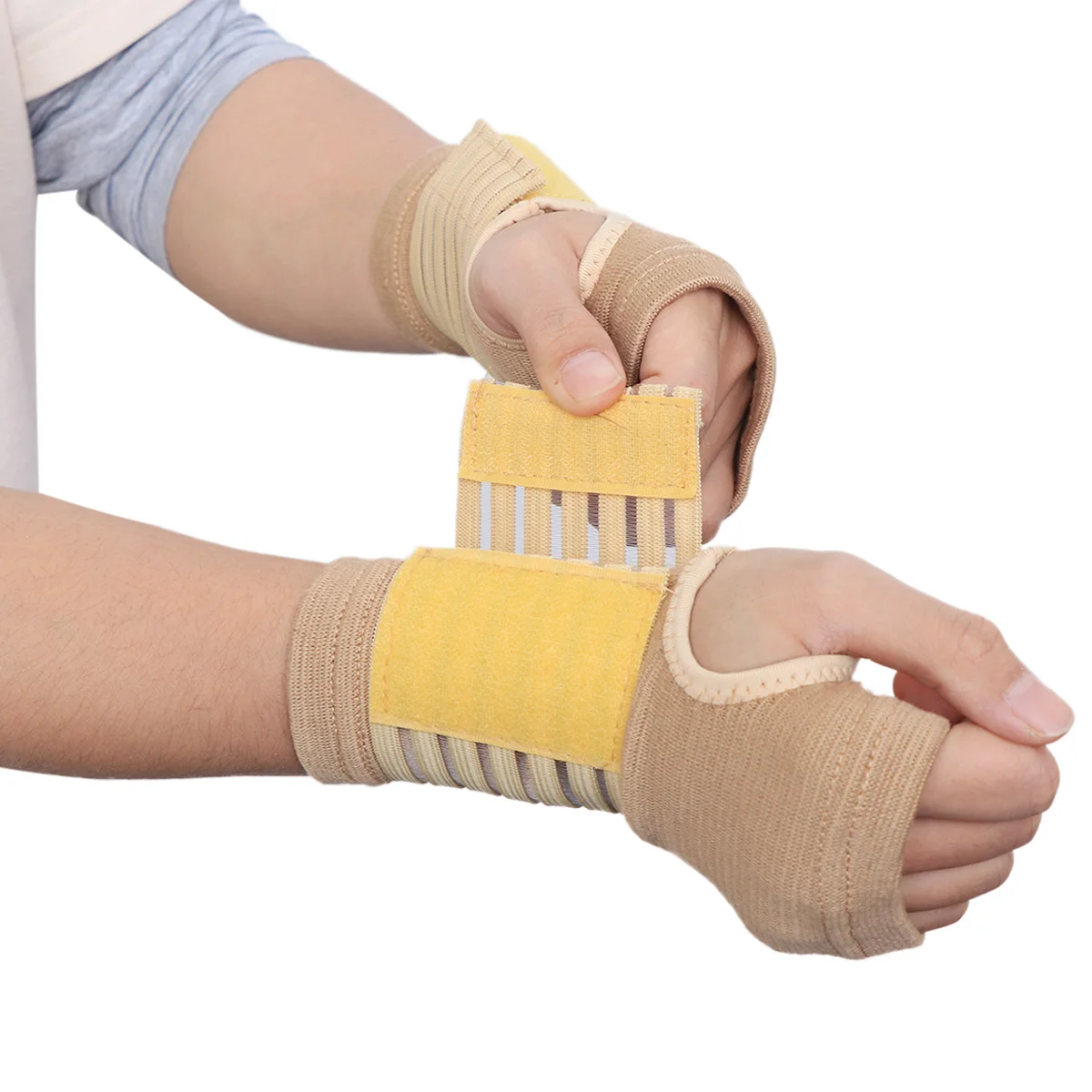 2 шт./компл. защита для запястья высокое качество эластичное полиэфирное волокно