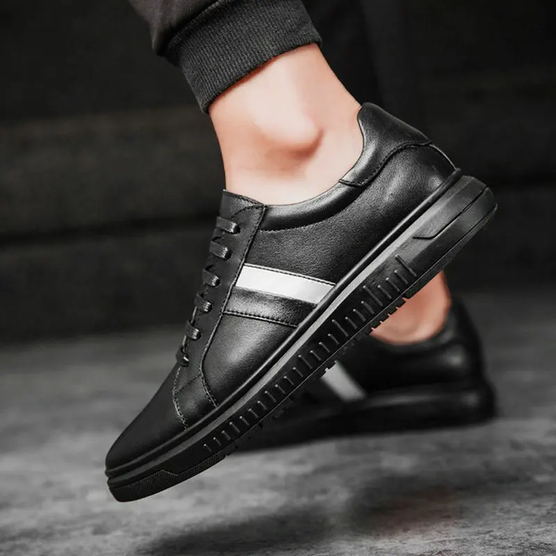 Новинка модные итальянские мужские мягкие оксфорды водонепроницаемая черная