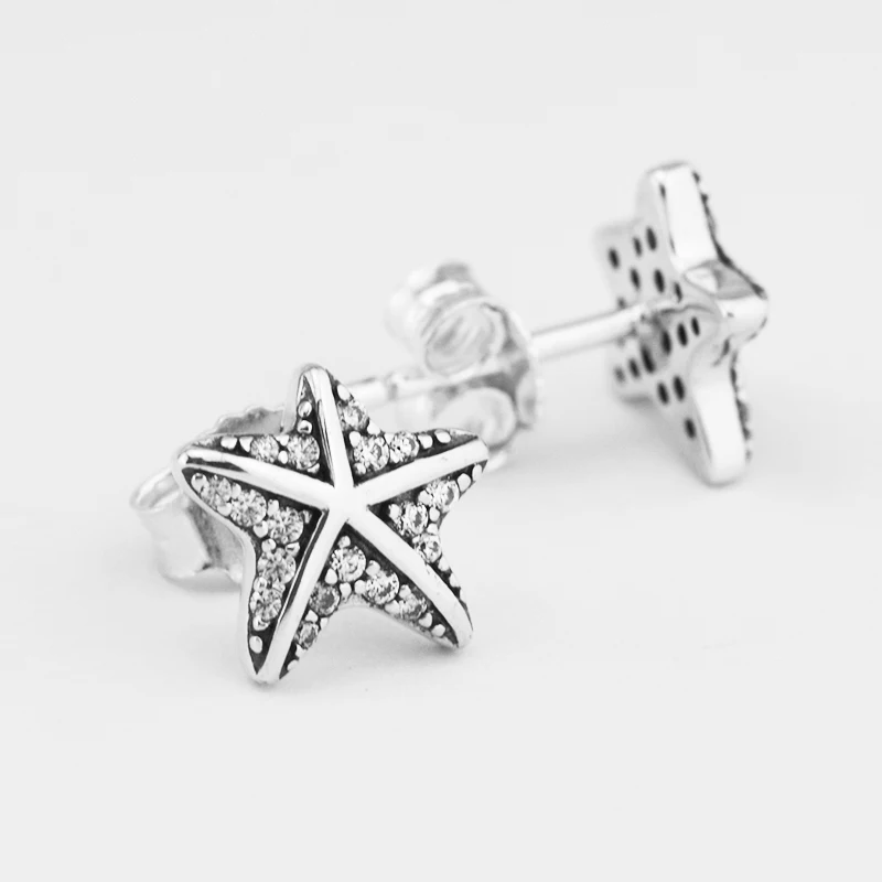 Женские серьги-гвоздики с орхидеями из серебра 2017 пробы | Украшения и аксессуары