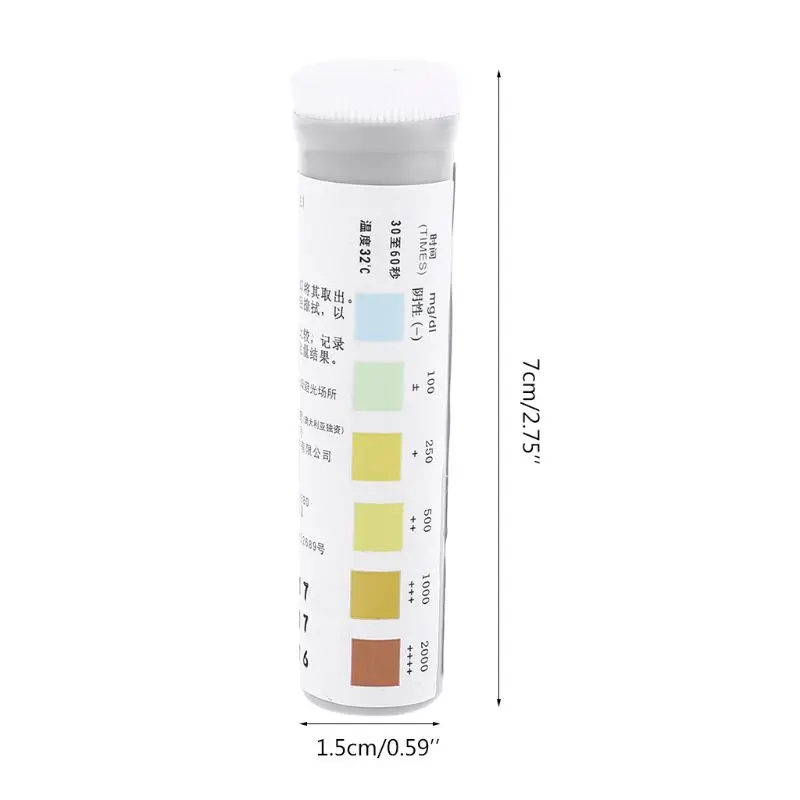 

20 Strips Urinalysis Glucose Diabetes Urine Test Strip For Urinalysis anti-VC