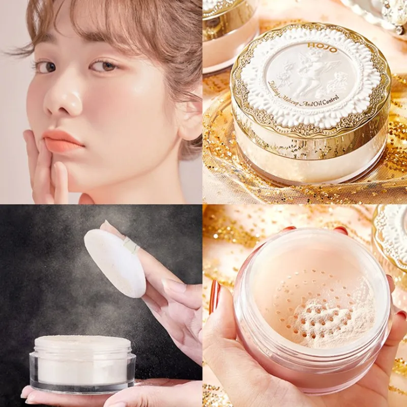 Водостойкая матовая пудра для макияжа с контролем жирности отбеливающая лица