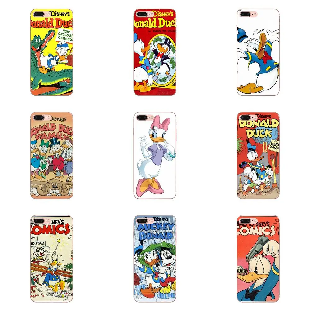 Смешные Дональд дак для Xiao mi 3 4 4C 4i 5 5s 5X6 6X8 SE Pro Lite A1 Max x 2 Note мягкие