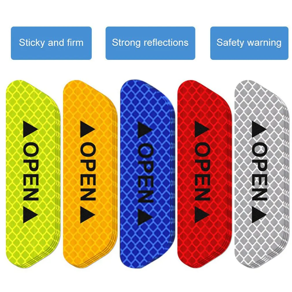 

Car Door stickers Reflective Safety warning stickers Car stickers decals Fashion decoration Car stickers
