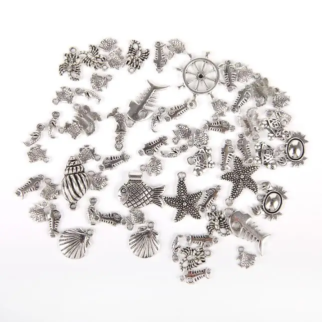 150 шт./лот тибетские посеребренные цветные шапочки для бусин Концевики