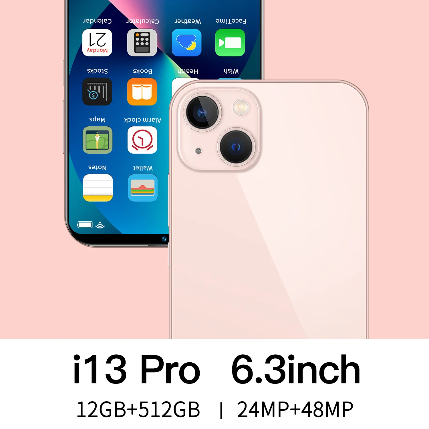 

Смартфон Celulares i13Pro, 6,3 дюйма, 12 + 512 ГБ, две SIM-карты