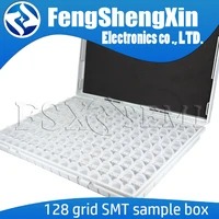 128grid smt smd sample box 0402 0603 0805 1206 1 5 smd resistor capacitor accept the fixed value