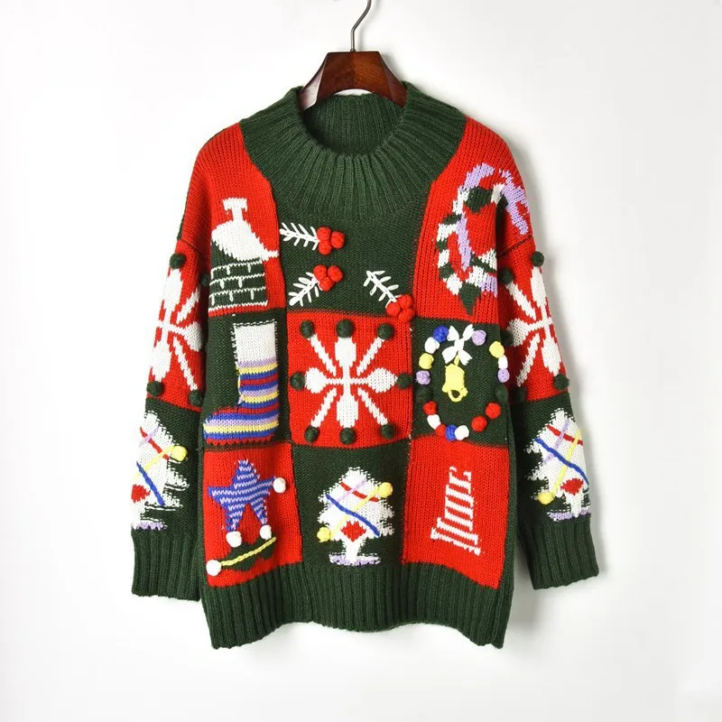 Хит продаж свитер модель 2018 года зимние сапоги с объемными шариками в виде