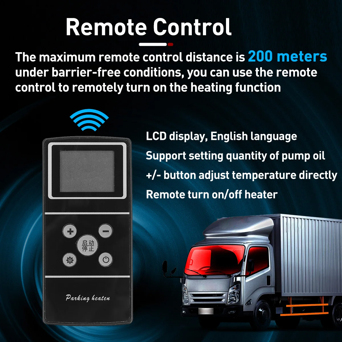 Комплект воздушного отопителя 5 кВт 12 В универсальный водонагреватель двойного