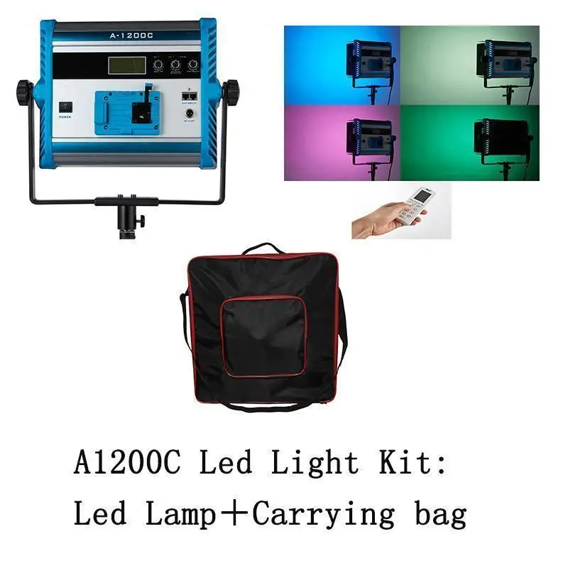 

Video Light Studio 96W Yidoblo A-1200C RGB 9990K RGB Studio Led Light Video Panel Light Lamp Flim Lighting