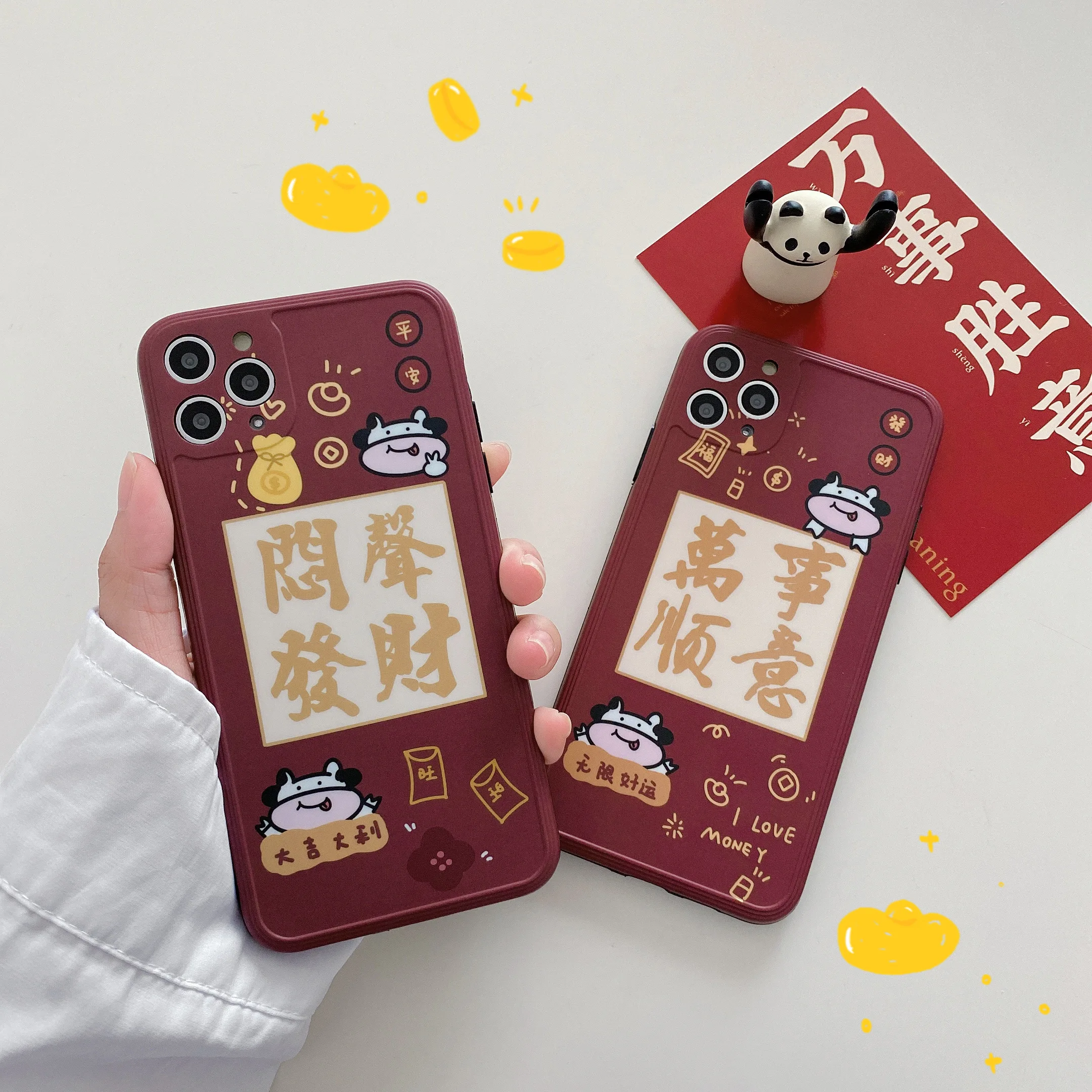 

Make money with muffled sound, everything goes smoothly for iphone 12 pro mobile phone case 11/ 7 / 8plus X XS Max Xr mini case