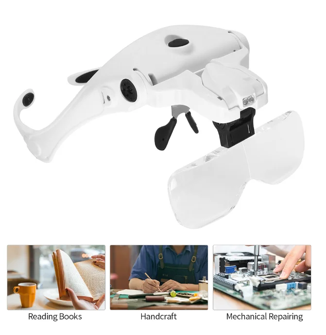 Лупа Hands Free лупа с зарядкой Usb светодиодный светильник ювелирные изделия