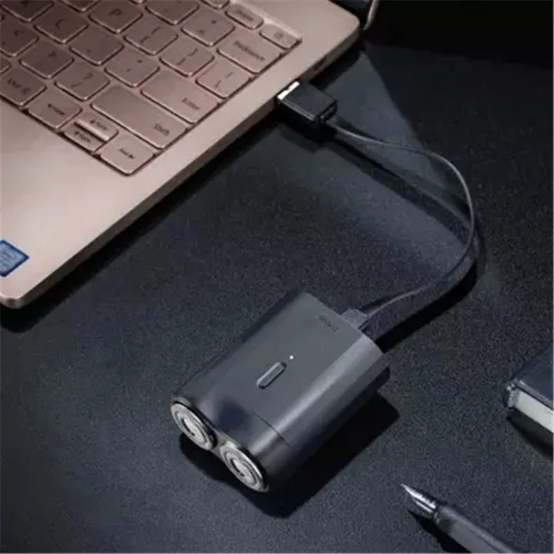 Обновленная Xiaomi Mijia Мужская электрическая бритва влажное/сухое бритье IPX7 водонепроницаемый перезаряжаемый мини-Корпус Япония сталь немецкий технический мото