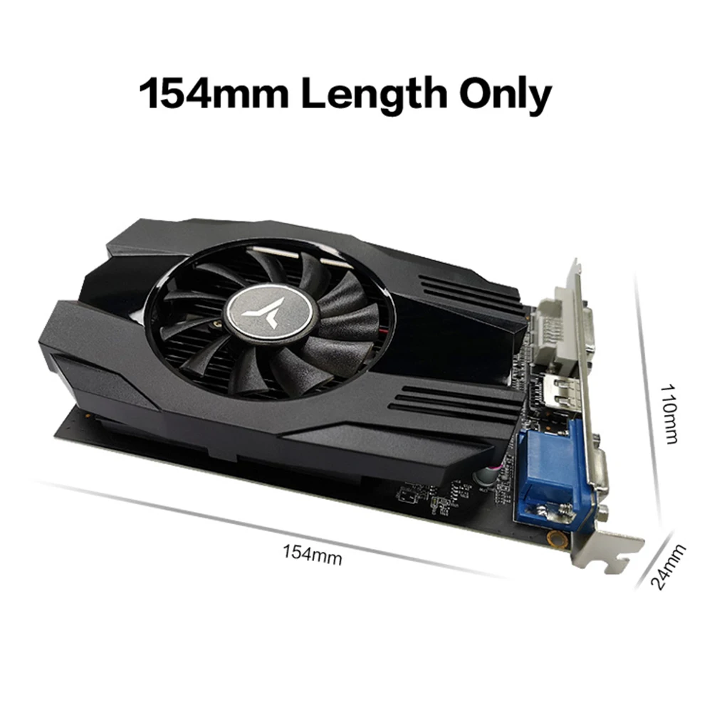 Yeston Radeon R5 240 GPU 4 Гб GDDR3 64 бит игровой Настольный ПК видеокарты Поддержка VGA/DVI-D/HDMI