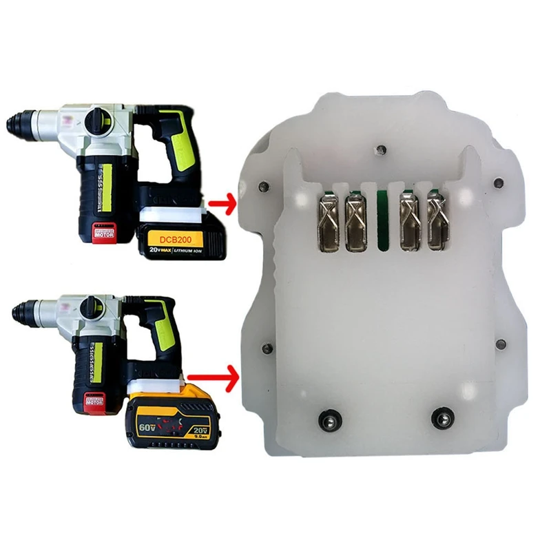 

Power Tool Adapter DWB20GWL Converter for DEWALT 18V 20V Flex Max.60V Li-Ion Battery for WORX Green Large Foot Machine