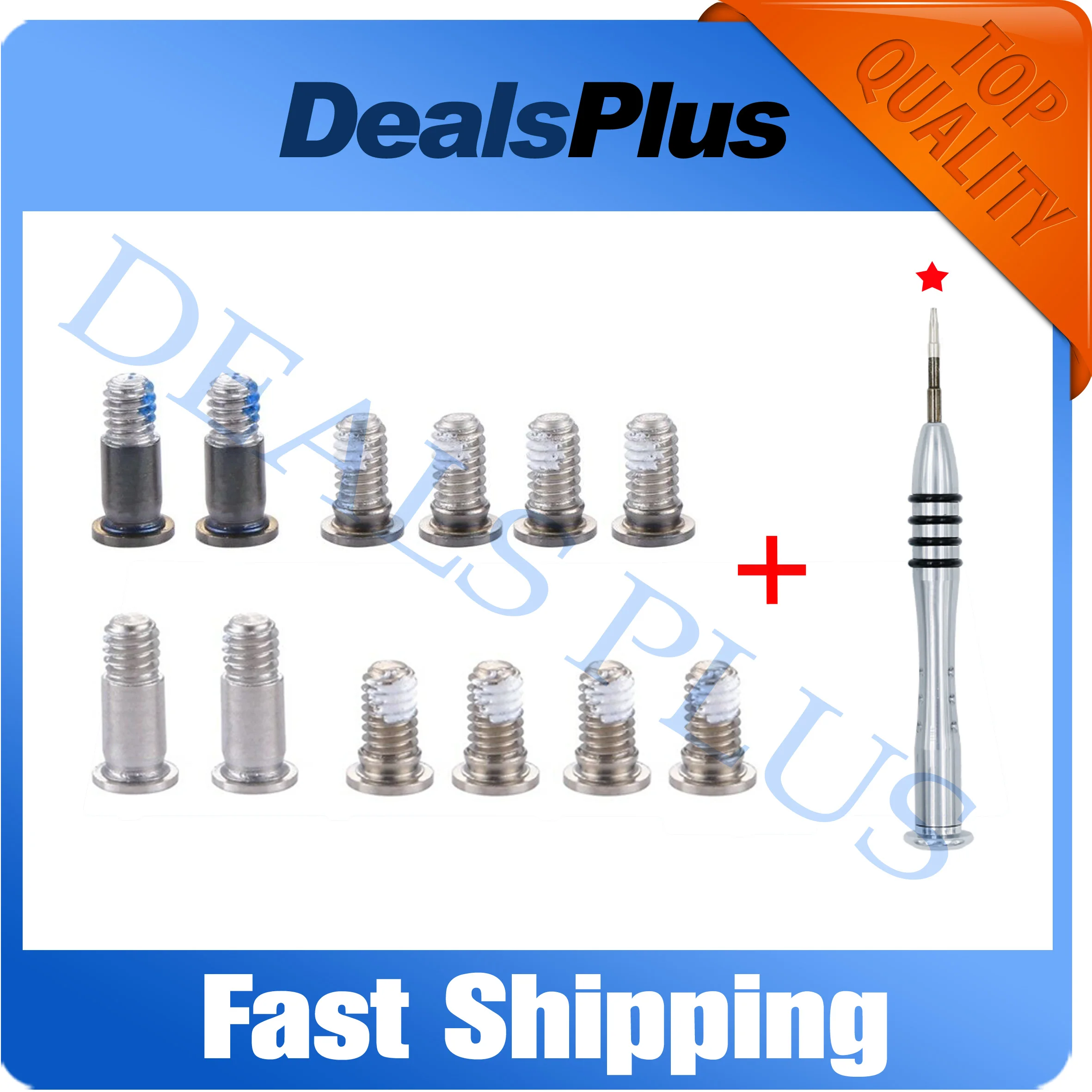 Новый 6 шт. Серебристый Серый нижний винт корпуса 1 отвертка для Macbook Pro 15 4 &quotA1707