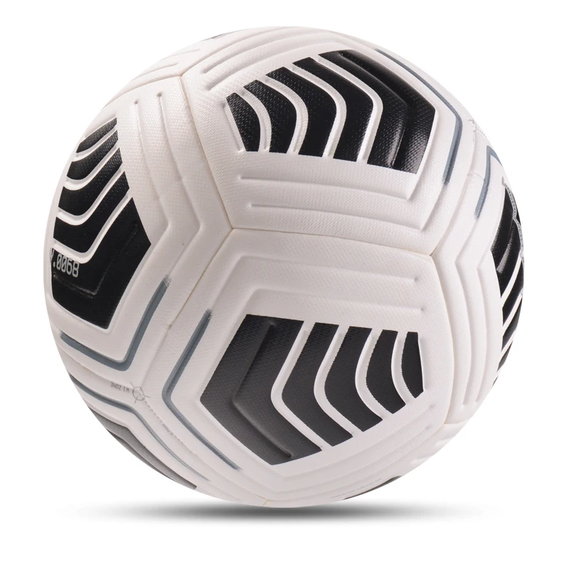 Профессиональный футбольный мяч, размер 5, бесшовный мяч из мягкой ПУ кожи для футбольной команды, подходит для тренировок на открытом возду...