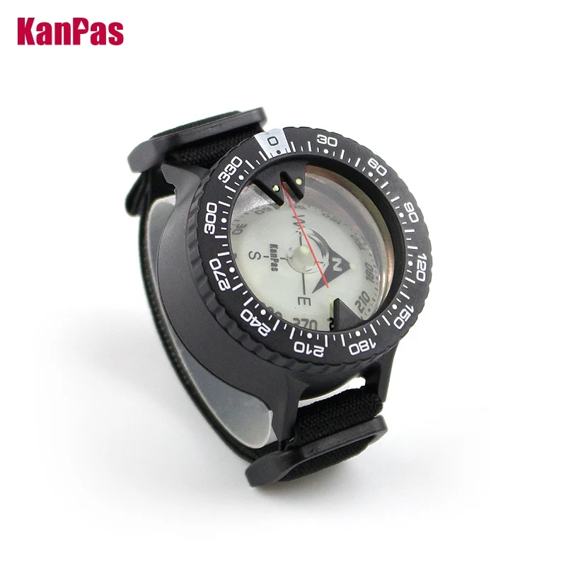 KANPAS 6BAR Scuba diving compass / Dive compass / Compass sea navigation / Blue compass glow images - 6