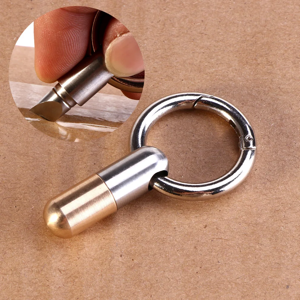 Крошечный нож капсула режущий инструмент из нержавеющей стали для повседневного