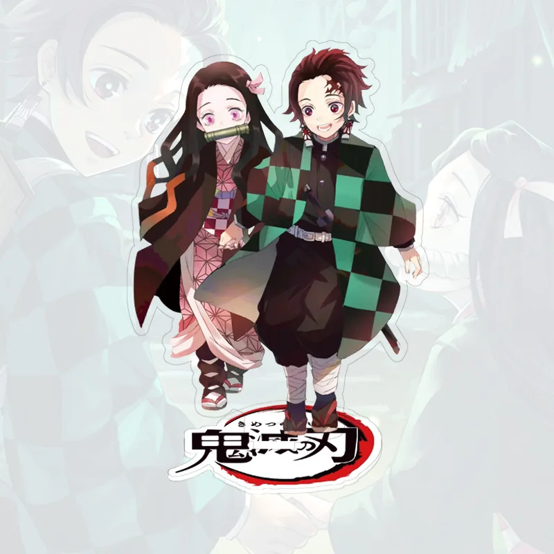 Аниме Demon Slayer большой дисплей стенд фигурка модель пластина Держатель японский