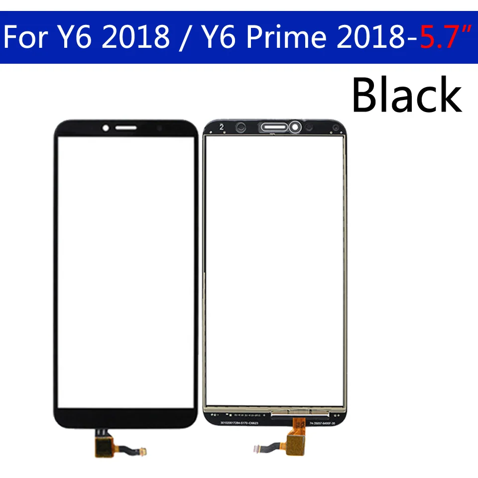 5," сенсорный экран для huawei Y6 сенсорный экран панель сенсор дигитайзер для hauwei Y6 Prime ЖК-дисплей стеклянная панель объектива