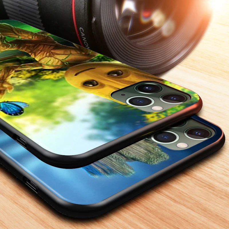 

Marvel Guardians Groot for Apple iPhone 12 Mini 11 XS Pro Max X XR 8 7 6 6S Plus SE 5 5S Black Phone Case