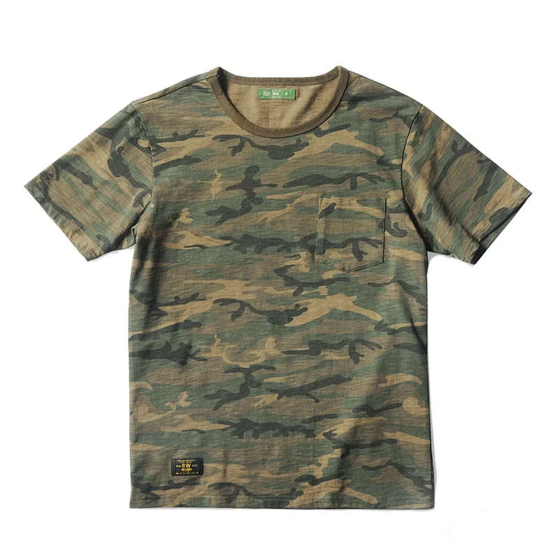 

Красная камуфляжная футболка с карманами «Торнадо» в джунглях, мужские хлопковые футболки с круглым вырезом