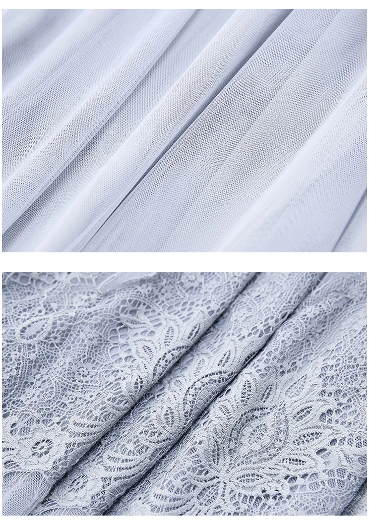 

Mori Girl Mesh Lace Mid-length Skirt New Spring High Waist Solid Color Loose Literary Retro Women Skirt