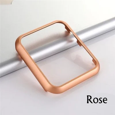 light-gold Бампер для apple watch чехол apple watch 4 3 2 1 iwatch 42 мм 38 мм 44 мм 40 мм Аксессуары Металлическая Рамка защитная оболочка - Цвет: light-gold
