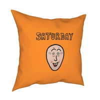 saturday mood pillow case home decor cushion cover throw pillows for living room sofa car seat