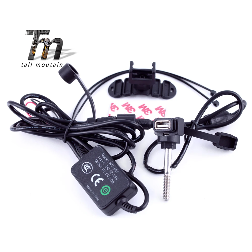 Держатель для телефона зарядное устройство USB HONDA CB300F CB500F CB500X CB650F CB1100 VFR800X VFR1200X