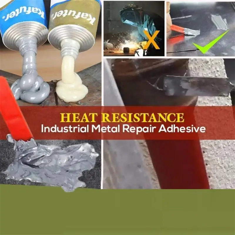 65 г промышленная высокотермостойкая сварочная металлическая ремонтная паста DIY