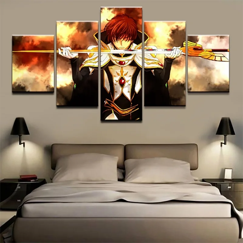 

5 Pcs Canvas Pictures Anime Rider Posters And Prints Modern Home Decor Living Room Wall Art Decoration Paintings